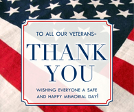 To Our Veterans Thank You