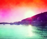 Retro Colorful Ocean