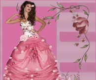 Pink Glitter Gown