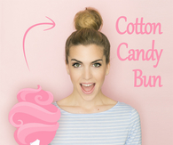 DIY COTTON CANDY BUN