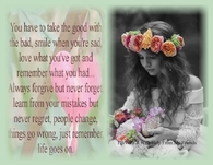 You have to take the good with the bad...