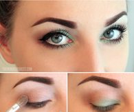 DIY SMOKEY EYE SUMMER MOSS MAKEUP TUTORIAL