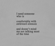 i need someone who