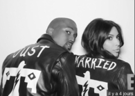 Kanye West and Kim Kardashian
