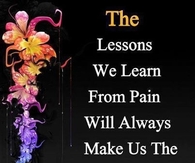 The lessons we learn from pain