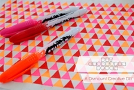 DIY Geometric Pouch