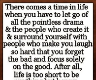there comes a point in your life