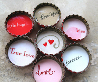 Love Note Bottle Caps
