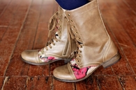 Floral Boots DIY