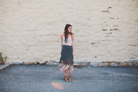 Fringe Skirt Makeover Tutorial