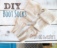 DIY Boot Socks