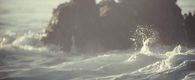 Splashing waves