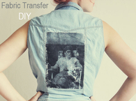Fabric transfer DIY