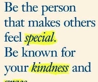 make others feel special