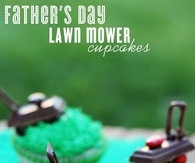 Father's Day Lawn Mower Cupcakes
