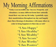Morning Affirmations
