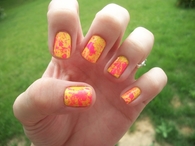 Summer Splatter Nails