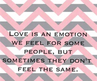 Love is an emotion