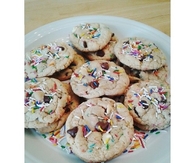 Chocolate chip sprinkle cookies
