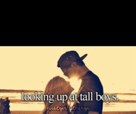 Look up at tall boys