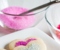 Heart sugar cookies