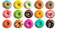 Colorful Yummy donuts