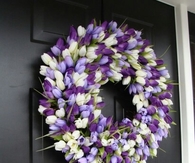 Tulip wreath