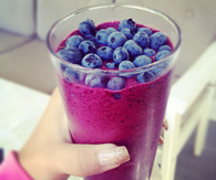Blueberry smoothie