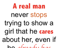 A real man