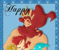 Happy Father's Day Little Mermaid