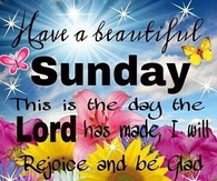 Have a beautiful Sunday