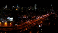 Faced pace city lights