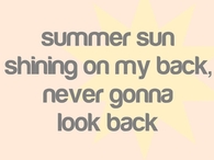 Summer sun