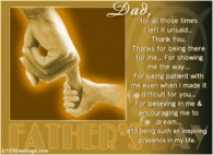 Dad Thank You