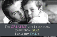 I call him dad