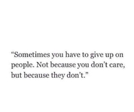 Because They Dont