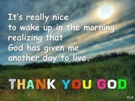 Thank you God