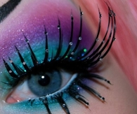 Glittery Eyelashes