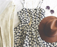 Daisy Print Summer Dress