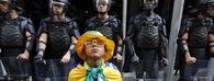 SOCCER GOES ON IN BRAZIL