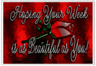 Hoping your week is as beautiful as you