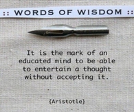 Words of wisdom