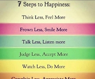 7 steps to happiness