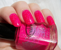 Pink glitter