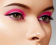 Pink eyeshadow
