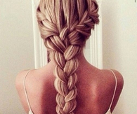 Thick braid hair