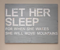 Nursery wall art