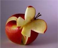 Apple butterfly