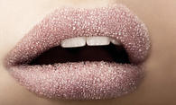 Perfect shimmering lips