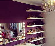 Fashion  and make up room organization